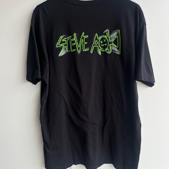 Steve Aoki. T-shirt. Black size extra large could condition front back print. - Picture 2 of 4